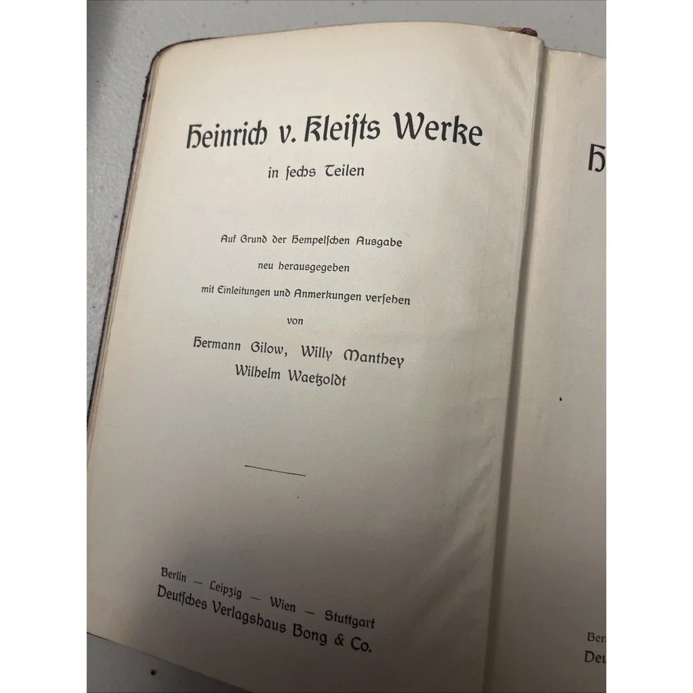 Kleist Volume 2 German Edition Hardcover